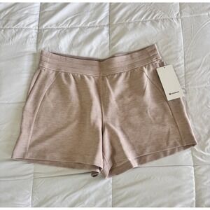 New Lululemon Scuba High-Rise Short 5" Waffle Size XL Heathered Pink Sold Out